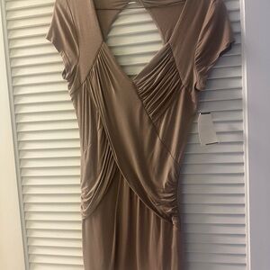 Moa Moa Tan Backless shirt